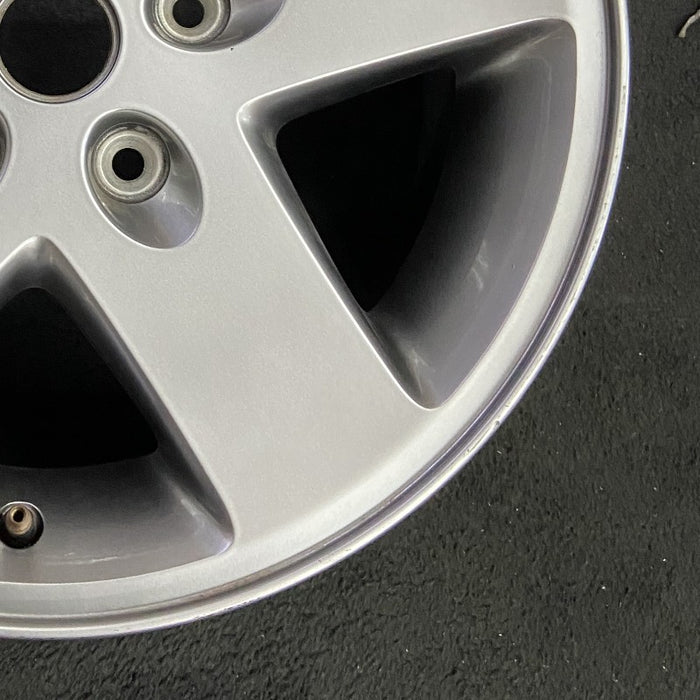 17" WRANGLER 07-08 17x7.5 silver Original OEM Wheel Rim - Back View