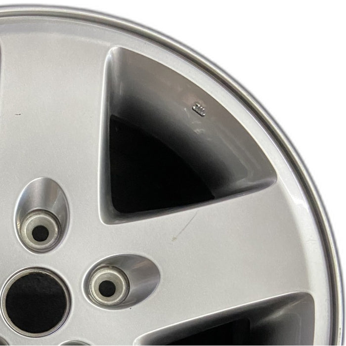 17" WRANGLER 07-08 17x7.5 silver Original OEM Wheel Rim - Side Profile