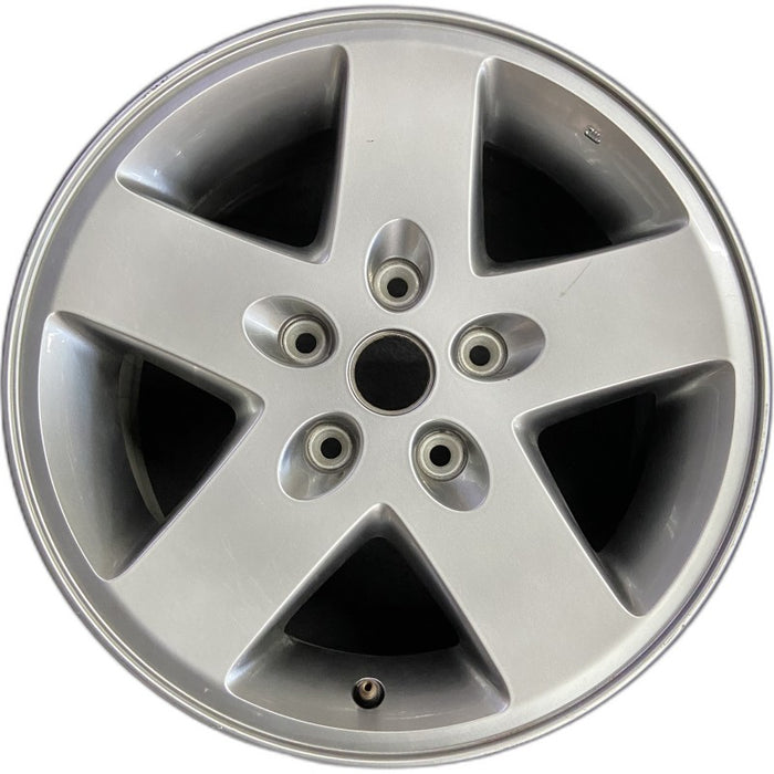 17" WRANGLER 07-08 17x7.5 silver Original OEM Wheel Rim - Front View
