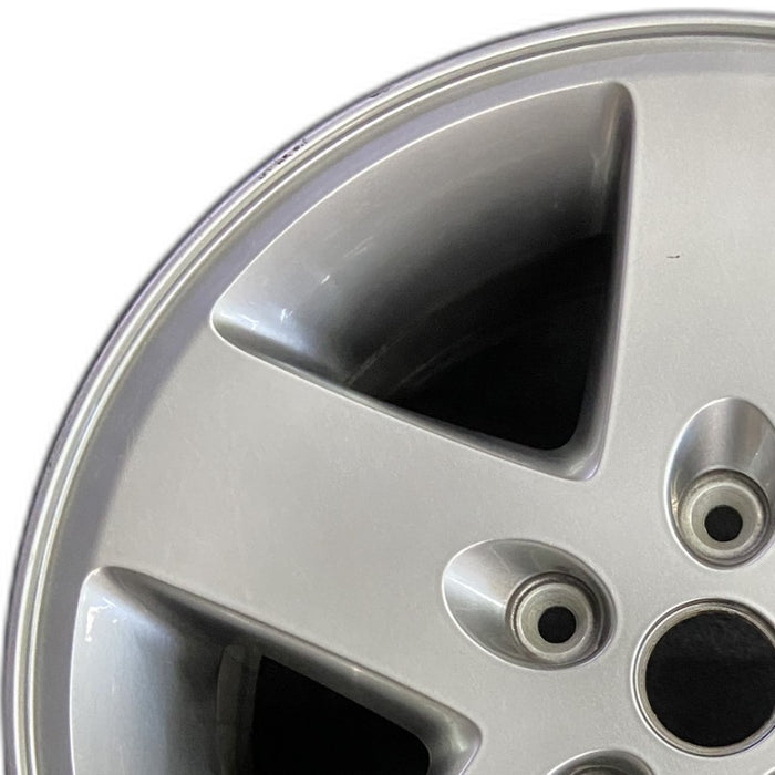 17" WRANGLER 07-08 17x7.5 silver Original OEM Wheel Rim - Angle View