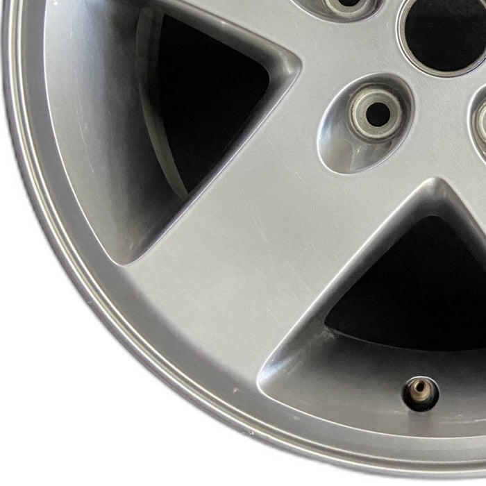17" WRANGLER 07-08 17x7.5 silver Original OEM Wheel Rim - Back View
