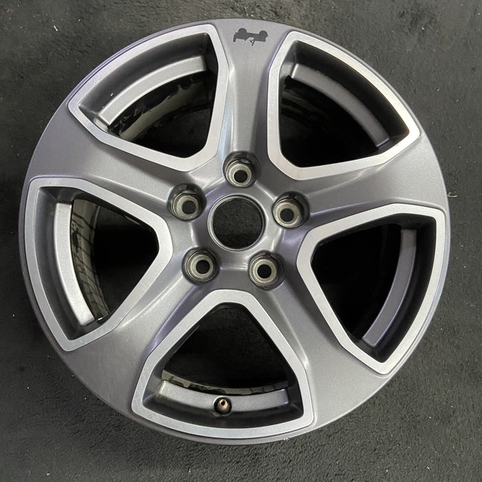 17" WRANGLER 18 VIN X , 17x7.5, , aluminum, straight spoke, w/o recessed outer - Angle View