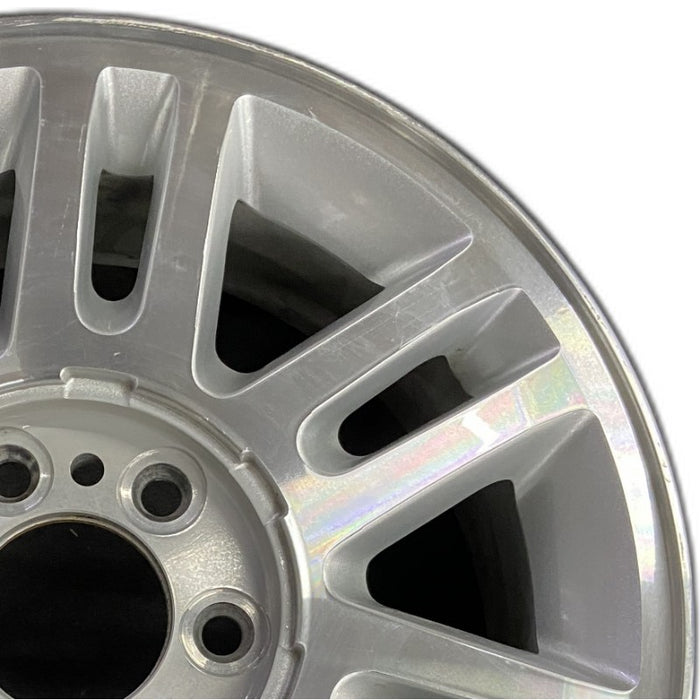 18" FORD F150 PICKUP 09-14 18x7.5 aluminum 7 spoke split spoke 14 spoke silver pockets Original OEM Wheel Rim