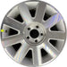 17" LINCOLN & TOWN CAR 03 17x7, 9 spoke, Original OEM Wheel Rim - Front View