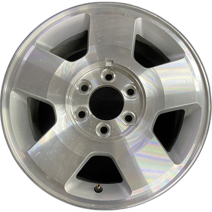17" FORD F150 PICKUP 04 , 17x7.5, aluminum , machined Original OEM Wheel Rim - Front View