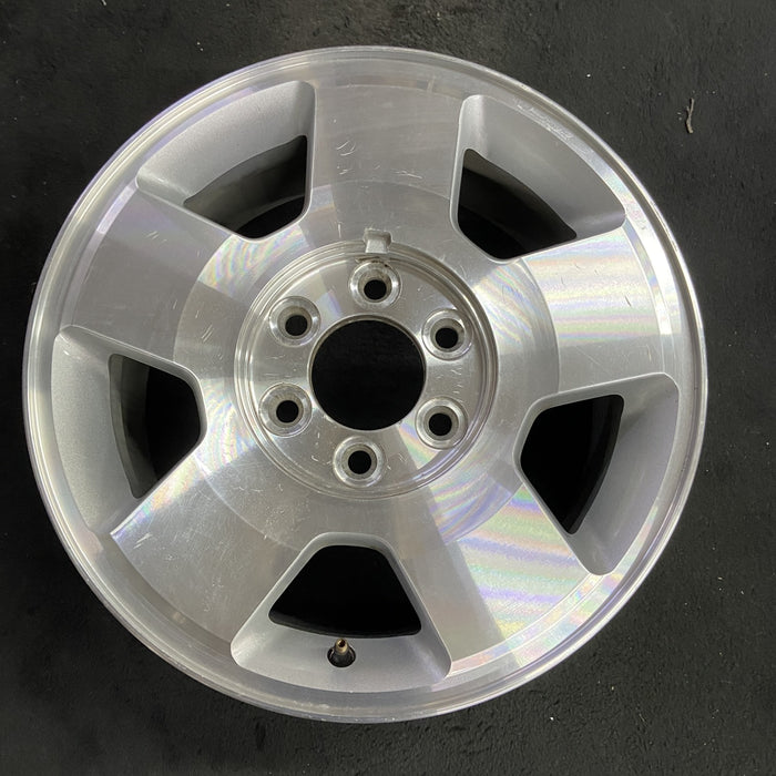 17" FORD F150 PICKUP 04 , 17x7.5, aluminum , machined Original OEM Wheel Rim - Angle View