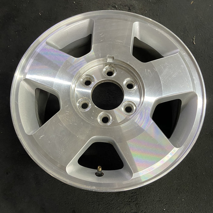 17" FORD F150 PICKUP 04 , 17x7.5, aluminum , machined Original OEM Wheel Rim - Side Profile