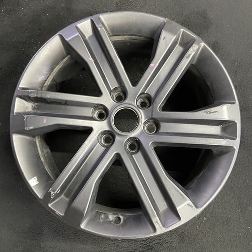 20" FORD F150 PICKUP 21-23 20x8.5, 6 spoke, , gray Original OEM Wheel Rim - Angle View