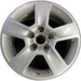 16" AUDI A4 02-05 16x7, alloy, 5 grooved spokes Original OEM Wheel Rim - Front View