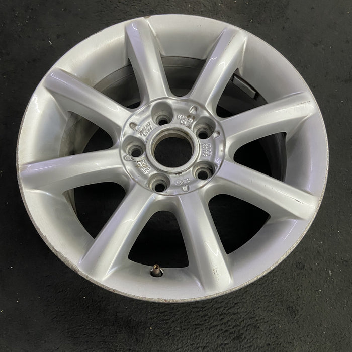 15" PASSAT 03-05 15x7, alloy, 8 spoke Original OEM Wheel Rim - Side Profile