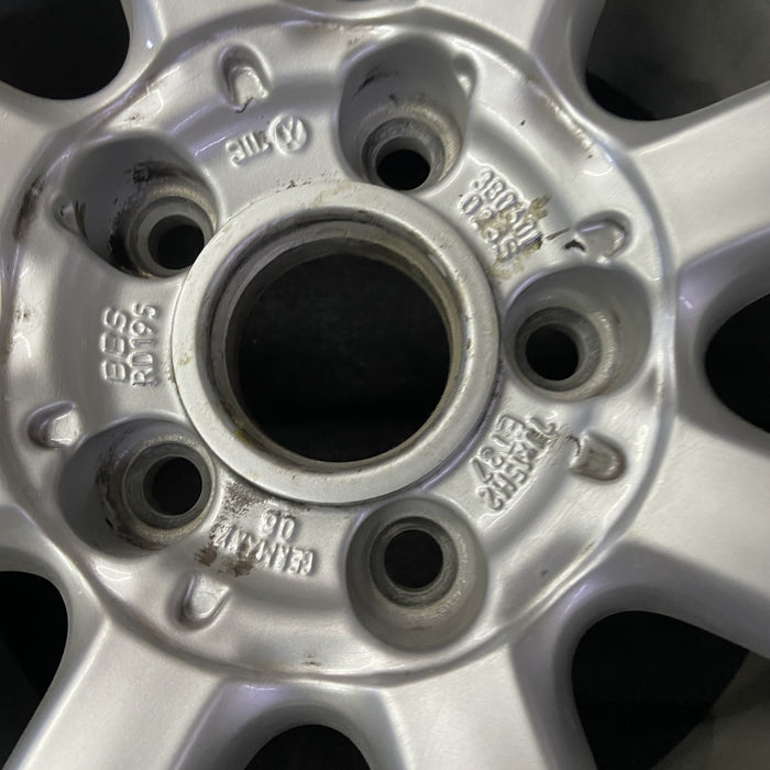 15" PASSAT 03-05 15x7, alloy, 8 spoke Original OEM Wheel Rim - Back View