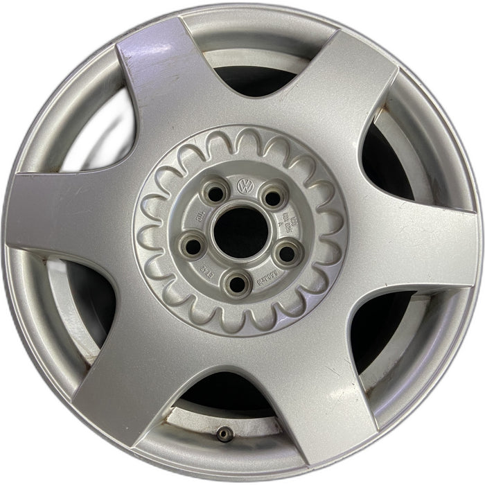 16" BEETLE 02 16x6.5, alloy, 6 straight spoke Original OEM Wheel Rim - Front View
