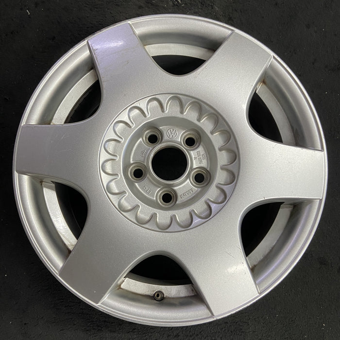 16" BEETLE 02 16x6.5, alloy, 6 straight spoke Original OEM Wheel Rim - Angle View