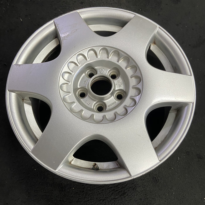 16" BEETLE 02 16x6.5, alloy, 6 straight spoke Original OEM Wheel Rim - Side Profile