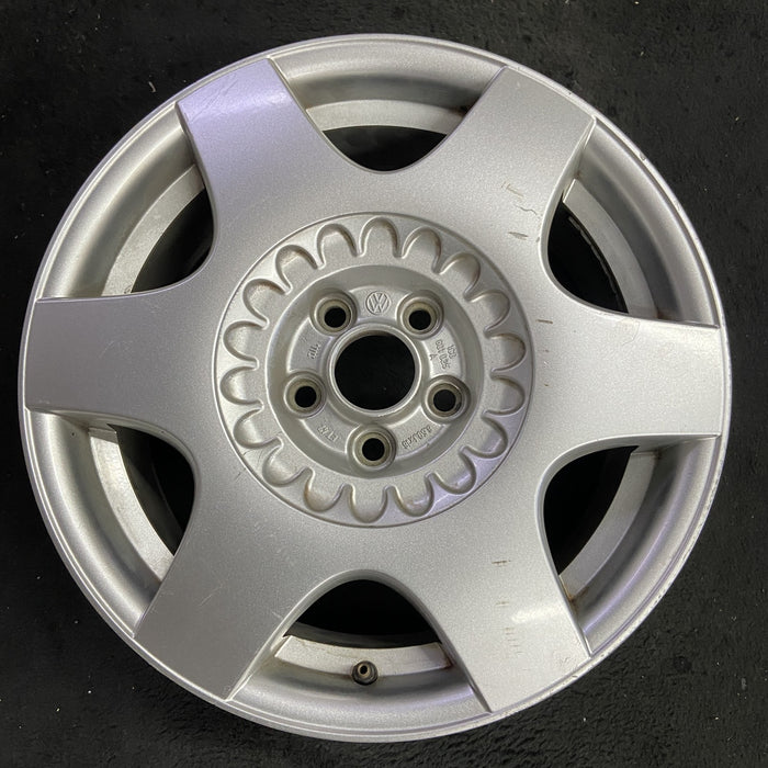16" BEETLE 02 16x6.5, alloy, 6 straight spoke Original OEM Wheel Rim - Angle View