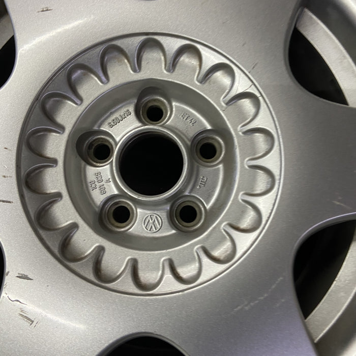 16" BEETLE 02 16x6.5, alloy, 6 straight spoke Original OEM Wheel Rim - Back View
