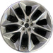 20" EDGE 15-16 20x8 , , , 5 Y spoke Original OEM Wheel Rim - Front View