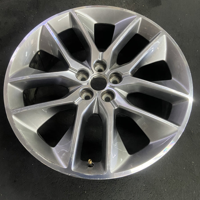 20" EDGE 15-16 20x8 , , , 5 Y spoke Original OEM Wheel Rim - Side Profile