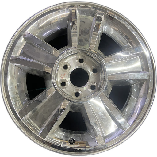 20" AVALANCHE 1500 09-10 20x8.5, 5 spoke, covered lug nuts, grooved spoke - Front View