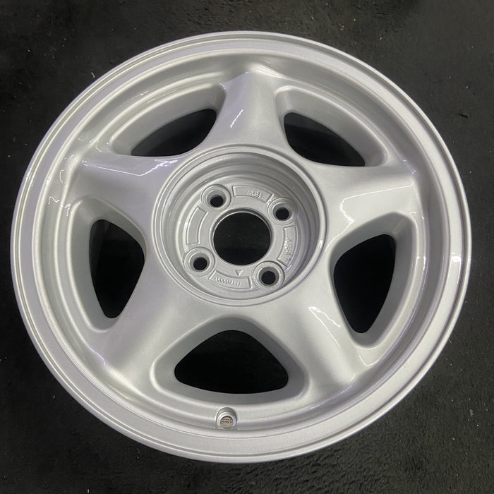 16" MUSTANG 91-93 16x7 , argent Original OEM Wheel Rim - Side Profile