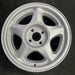 16" MUSTANG 91-93 16x7 , argent Original OEM Wheel Rim - Angle View