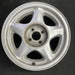 16" MUSTANG 91-93 16x7 , argent Original OEM Wheel Rim - Angle View