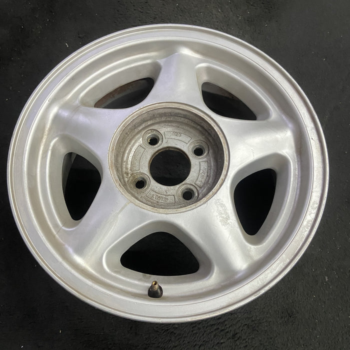 16" MUSTANG 91-93 16x7 , argent Original OEM Wheel Rim - Side Profile