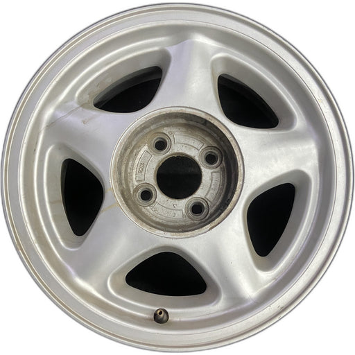 16" MUSTANG 91-93 16x7 , argent Original OEM Wheel Rim - Front View