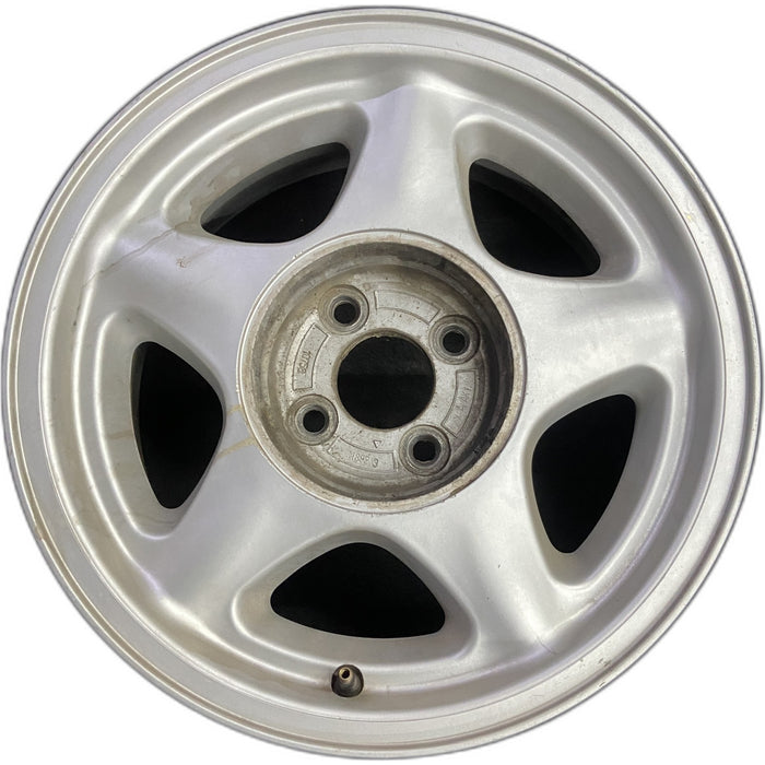 16" MUSTANG 91-93 16x7 , argent Original OEM Wheel Rim - Front View