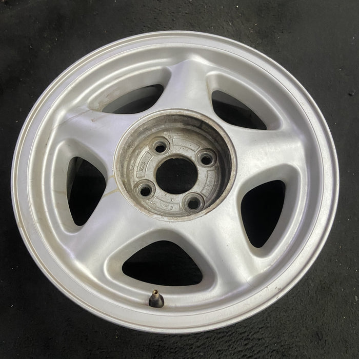 16" MUSTANG 91-93 16x7 , argent Original OEM Wheel Rim - Side Profile