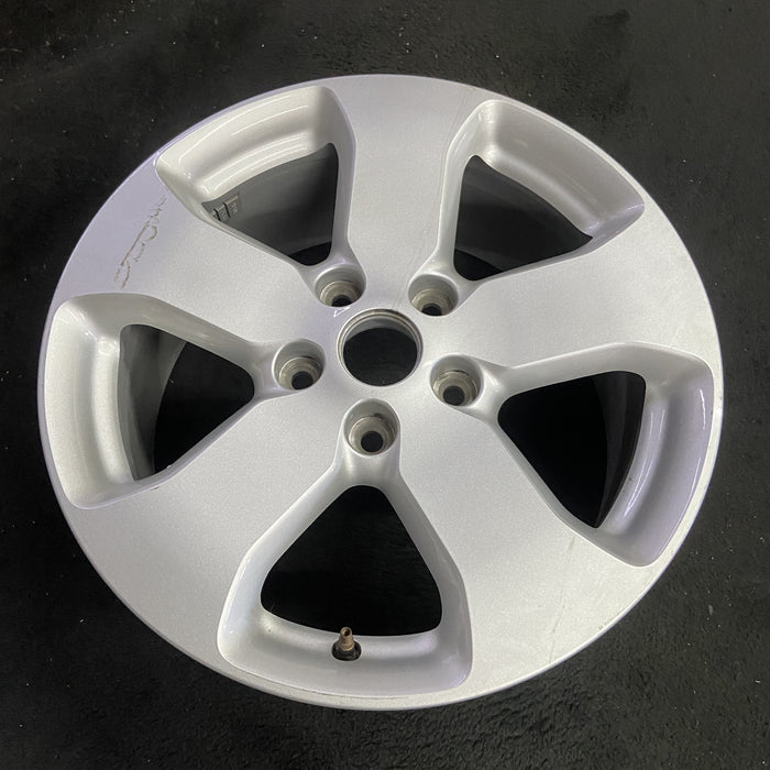 18" GRAND CHEROKEE 13 , 18x8, dark gray Original OEM Wheel Rim - Side Profile