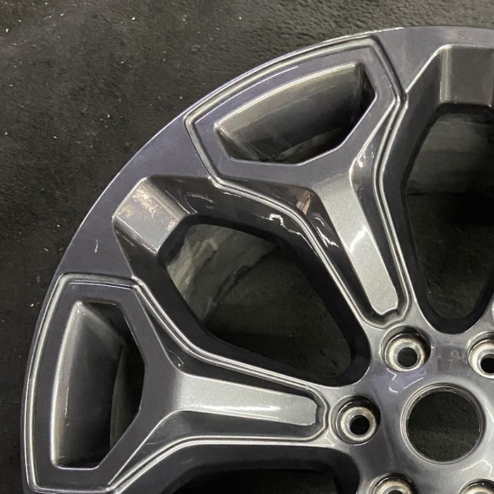 22" DODGE 1500 PICKUP 19 6 lug 22x9 opt WPZ 6 spoke Original OEM Wheel Rim - Side Profile