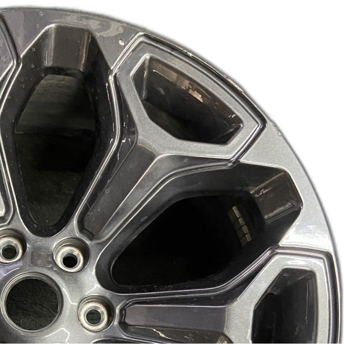 22" DODGE 1500 PICKUP 19 6 lug 22x9 opt WPZ 6 spoke Original OEM Wheel Rim - Side Profile