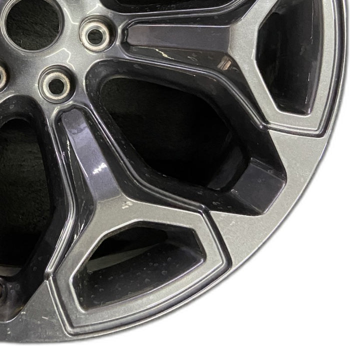 22" DODGE 1500 PICKUP 19 6 lug 22x9 opt WPZ 6 spoke Original OEM Wheel Rim - Close-Up Detail