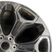 22" DODGE 1500 PICKUP 19 6 lug 22x9 opt WPZ 6 spoke Original OEM Wheel Rim - Side Profile