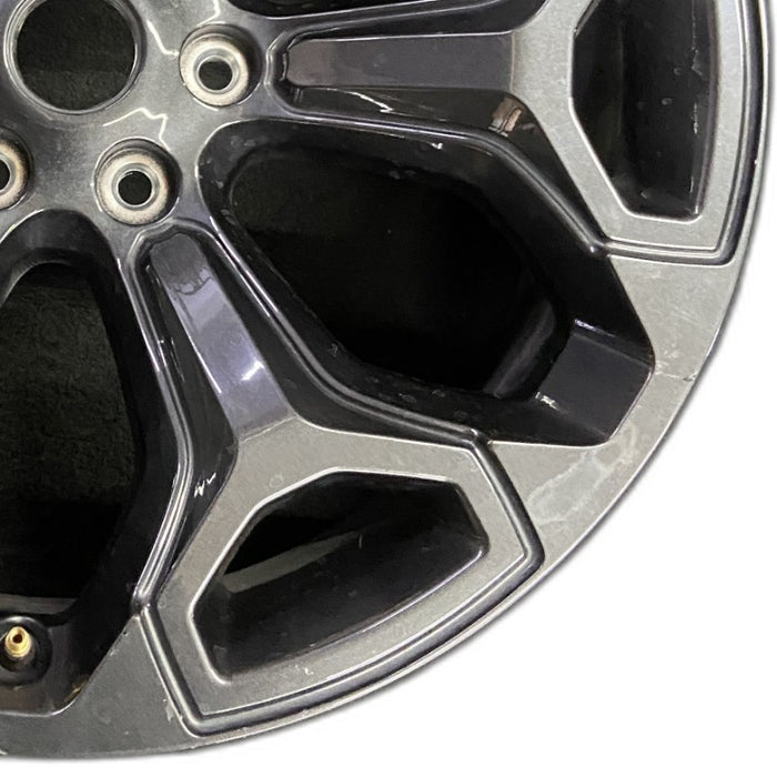 22" DODGE 1500 PICKUP 19 6 lug 22x9 opt WPZ 6 spoke Original OEM Wheel Rim - Close-Up Detail