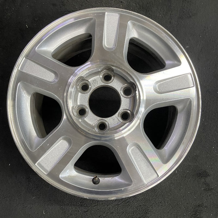 17" EXPEDITION 03 17x7.5 5 spoke aluminum inserts in spokes Original OEM Wheel Rim