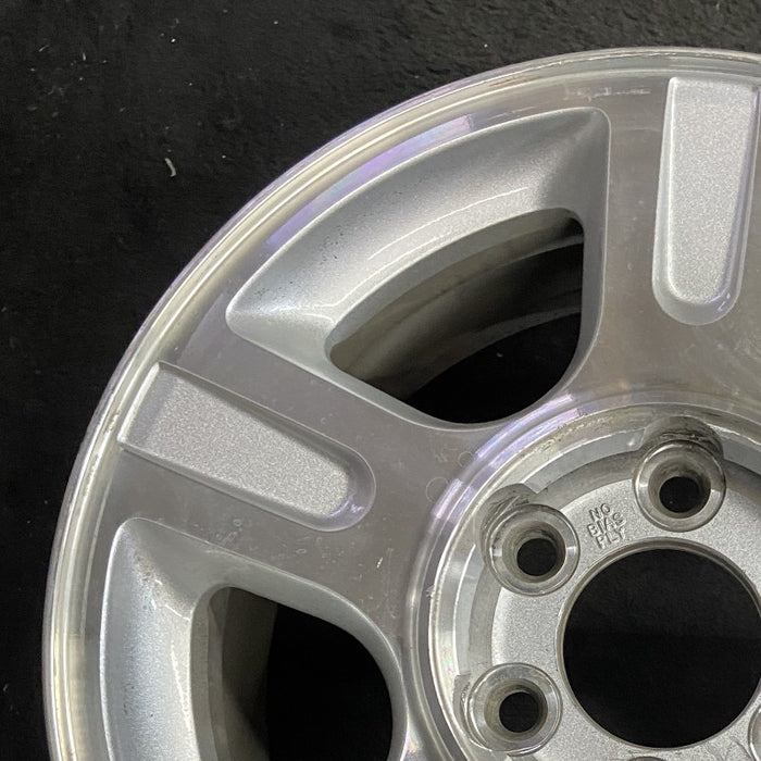 17" EXPEDITION 03 17x7.5 5 spoke aluminum inserts in spokes Original OEM Wheel Rim