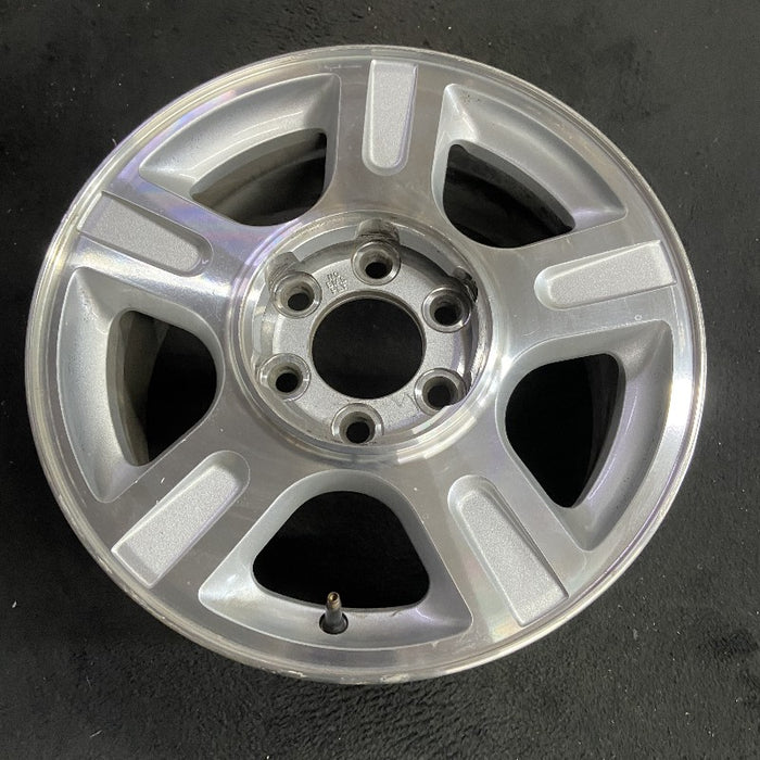 17" EXPEDITION 03 17x7.5 5 spoke aluminum inserts in spokes Original OEM Wheel Rim