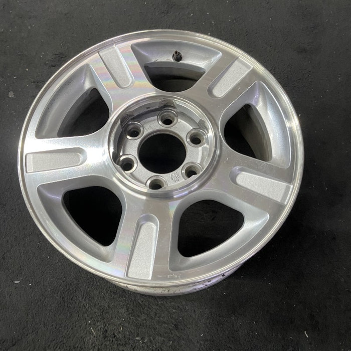 17" EXPEDITION 03 17x7.5 5 spoke aluminum inserts in spokes Original OEM Wheel Rim