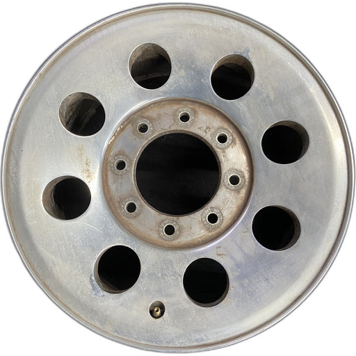 17" FORD F250SD PICKUP 05-07 17x7.5 , 8 round holes Original OEM Wheel Rim - Front View