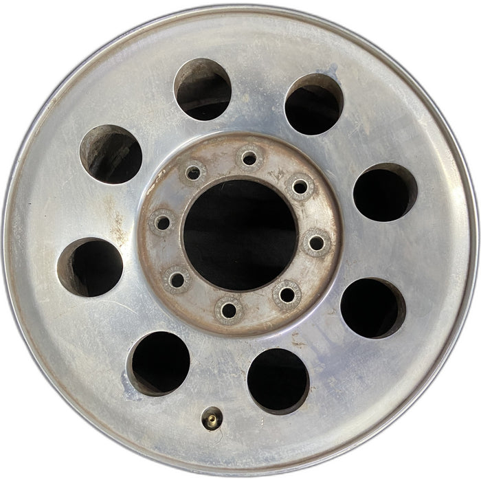 17" FORD F250SD PICKUP 05-07 17x7.5 , 8 round holes Original OEM Wheel Rim - Front View