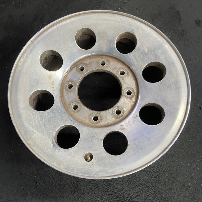 17" FORD F250SD PICKUP 05-07 17x7.5 , 8 round holes Original OEM Wheel Rim - Side Profile