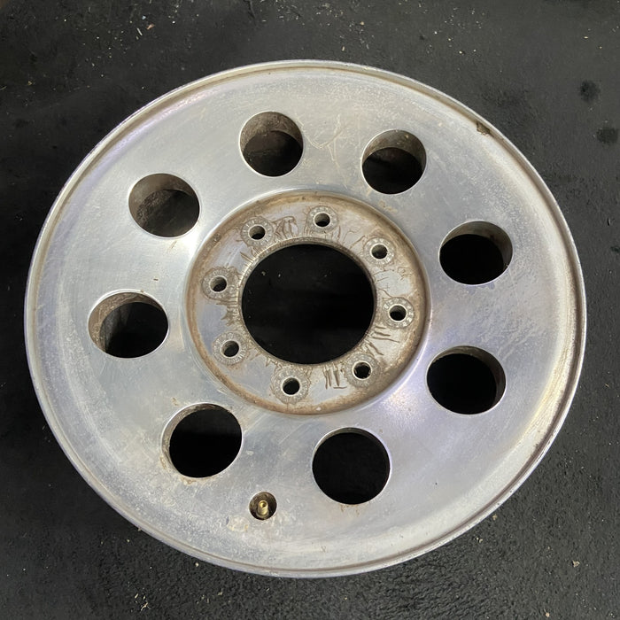 17" FORD F250SD PICKUP 05-07 17x7.5 , 8 round holes Original OEM Wheel Rim - Side Profile
