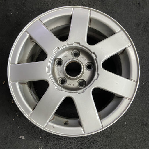 15" PASSAT 01 thru VIN 049999, 15x7 , 7 spoke Original OEM Wheel Rim - Angle View