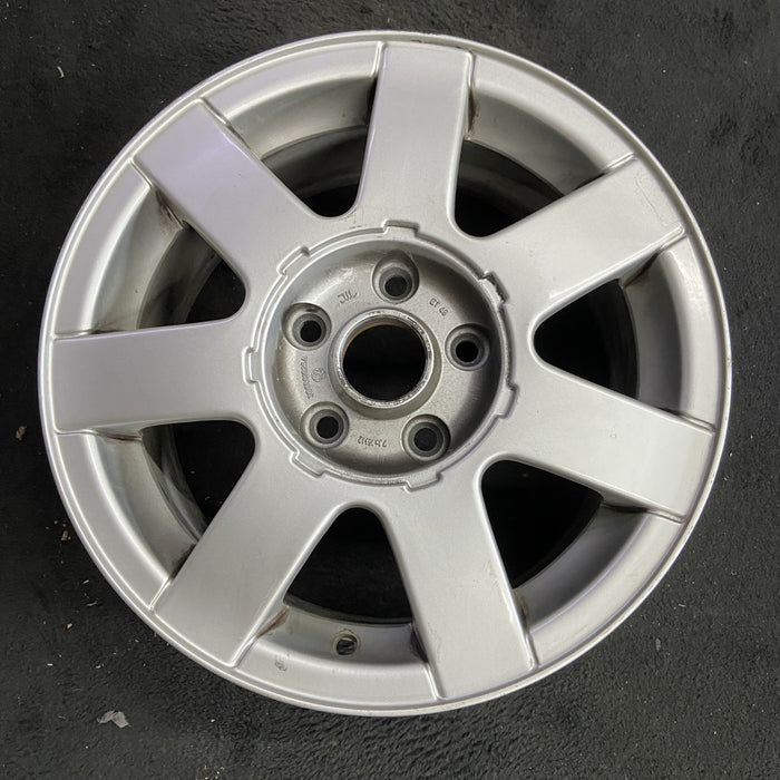15" PASSAT 01 thru VIN 049999, 15x7 , 7 spoke Original OEM Wheel Rim - Angle View
