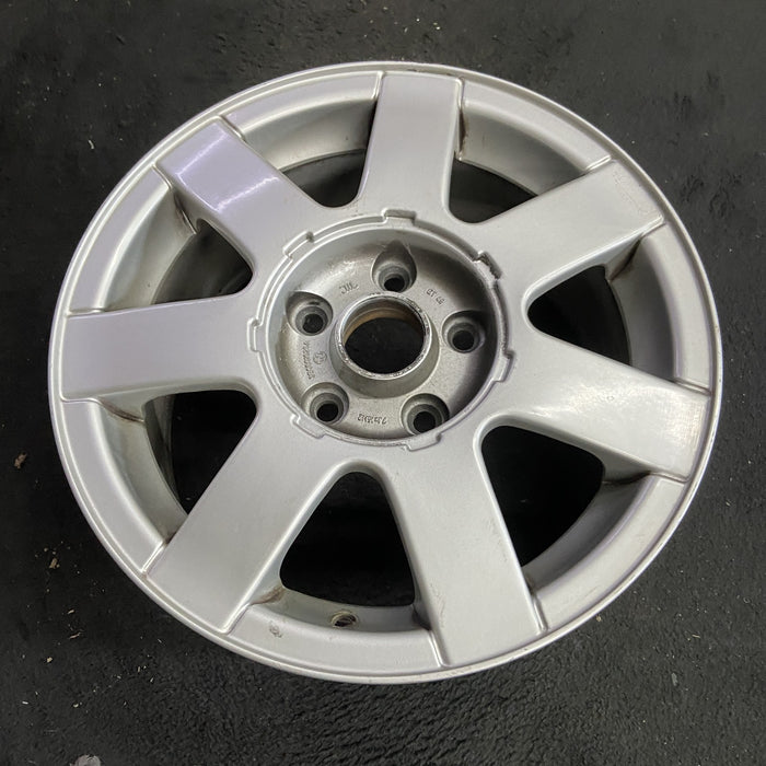 15" PASSAT 01 thru VIN 049999, 15x7 , 7 spoke Original OEM Wheel Rim - Side Profile
