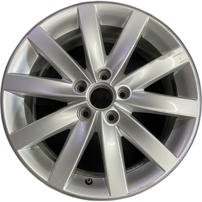 17" GOLF 10-11 Base, , 17x7 Original OEM Wheel Rim - Front View