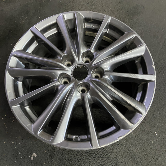 17" MAZDA CX-5 17-18 aluminum, 17x7 Original OEM Wheel Rim - Side Profile