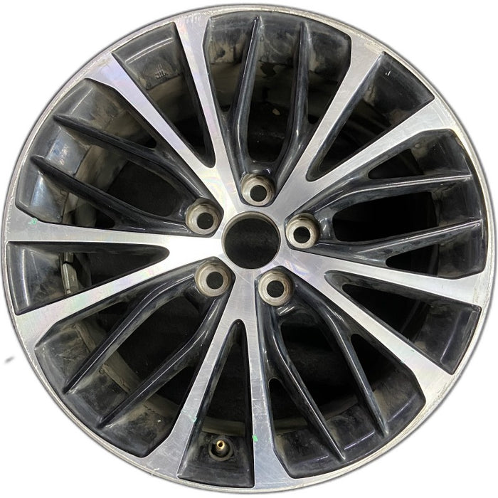 18" CAMRY 18-20 18x8 alloy 20 spoke silver black Original OEM Wheel Rim